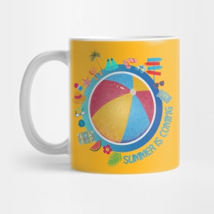 Summer is Coming Sunny Vacation Beach Traveling Water Sport Mug